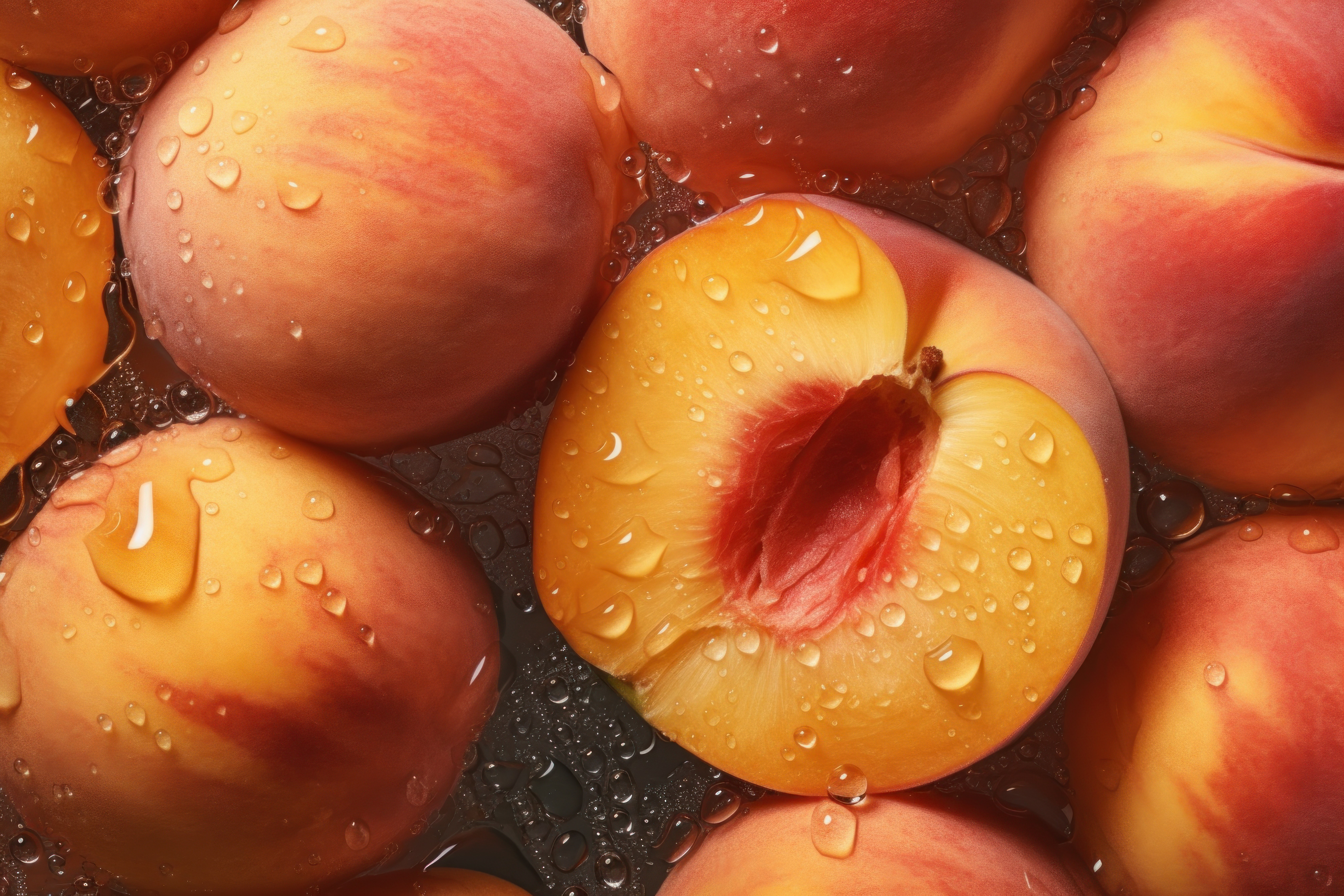 Peach flavour for dairy applications and biomodified dairy